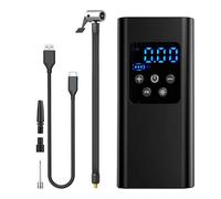 Pompe à air sans fil rapide pour pneus de voiture, compresseur d'air portable pour gonfleur de pneus - Pompe à air intelligente sans fil - Pompe à gonflage rapide Portable, pompe à affichage LCD pour
