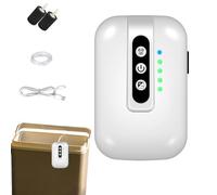 Pompe à air silencieuse pour aquarium - Pompe à oxygène silencieuse - Rechargeable par USB - Aérateur d'oxygène à piles pour changer l'eau des crevettes Betta