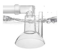 Pompe à air transparente, dispositif silencieux de flux d'oxygène, système générateur de bulles d'aquarium, tube d'air manuel en acrylique, outil de circulation de l'oxygène pour aquarium, crevettes