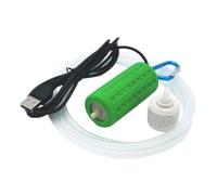 Pompe à Air USB pour Aquarium, Aérateur Oxygène Ultra Silencieux | Fonctionnement Continu Économe, Compatibilité Large, Plastique Vert, pour Poissons et Bassin