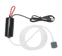 Pompe à air USB pour aquarium, design économe en énergie, performance stable pour mini réservoirs, pêche en plein air, fruits de mer, alimentation en oxygène, grand volume d'air avec pierre à air