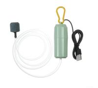 Pompe à air USB pour aquarium, design économe en énergie, performance stable pour mini réservoirs, pêche en plein air, fruits de mer, alimentation en oxygène, grand volume d'air avec pierre à air