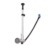 Pompe à Amortisseur à Vélo, Pompe à Fourche à Vélo Anti-légers 300psi avec Couteau à Pression pour la Suspension de la Roue Arrière (Silver)