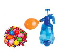 Pompe à ballon - Bouteille de remplissage de bombe à eau de 1,5 litre, pompe à balln d'eau portable, pope à balloon à main facile à utiliser, portable | Remplisseur de balons à main flexible avec 50