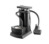 Pompe à ballon de sport, pompe à pied pour vélos activés par le pied, gonfleur de sol haute pression, multi-usage, portable, avec manomètre pour ballons de sport, pneus de voiture