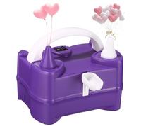Pompe à Ballon électrique 400W, Pompe Ballon, Pompe Ballon Anniversaire, Gonfleur Ballon Electrique,Double Buse Portable Pour Gonfler Rapidement Les Ballons,Parfait pour la Fête, la Décoration Festive