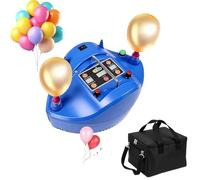 Pompe à Ballon électrique à Double buse avec Compteur de minuterie numérique/Interrupteur au Pied, Pompe à air 1200 W, Ballon quantitatif pour fête, Mariage, activités, Festival