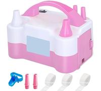 Pompe À Ballon Électrique, Gonfleur de Ballon À Double Buse 600 W avec 2 Modes, Machine Souffleur de Ballon pour la Décoration de Fête d'anniversaire de Mariage