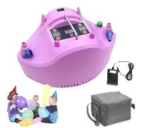 Pompe à ballon électrique - Gonfleur portable 1200 W avec compteur numérique et interrupteur à pied pour ballons standard et petits, idéal pour les fêtes, mariages et événements