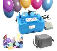 Pompe à ballon électrique, pompe à air haute vitesse avec poignée portable, gonfle les ballons en 3 secondes, parfaite pour les fêtes, les mariages et les anniversaires