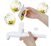 Pompe à Ballons - Machine à Remplir Des Ballons De 9,45 Pouces, Machine Pour Remplir De La Poudre D'or Avec Des Paillettes Et Des Confettis, Dispositif De Remplissage De Ballons De Fêtes | Kit Decoraz