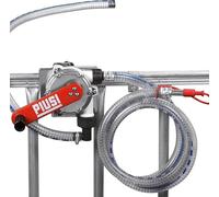 PIUSI Pompe à Main pour Transfert d'AdBlue/Urea/DEF, Eau et Antigel avec Support pour Réservoir IBC, Capacité de 38 litres par 100 Tours | Pompe à Main IBC F00332B0A