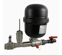 Pompe à Bélier en Acier Inoxydable de 1 Pouce Avec Manomètre, Pompant L'eau Des Ruisseaux Ou Des Barrages de Rivière Avec Niveaux D'eau, Sans Utiliser D'électricité