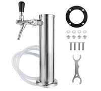 Pompe A Biere Tour de bière à robinet unique, tour colonne pression 3 pouces avec réglable en acier inoxydable for la maison pour Bar