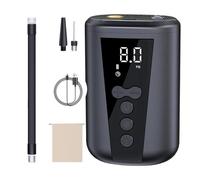 Pompe à Boule Électrique - Contrôle Intelligent de la Pression, Digital Sport Shower | 3.54x2.17x1.57 Pouces, Indicateur LED Remplisseur d'air, Kit d'Adaptateur d'Aiguille Portable, Appareil