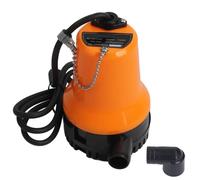 Pompe à cale électrique Klanata 45W, 25 mm Pompe à eau submersible marine de calibre - Pompe de carter de bateau à faible bruit, à faible bruit, (Dc12v)
