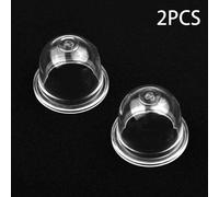 Pompe à carburant 22mm,ampoule d'amorce pour McCulloc pour Stihl FS38 FS40 FS45 FS50 FS55 FS75 FS85,carburateur,tasse d'huile,bulle d'huile, - Type 2Pcs