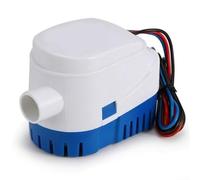 Pompe à carburant automatique 750 GPH 24 V pour piscine, bateau, aquarium, avec option manuelle, acier inoxydable et plastique ABS résistant à la chaleur, fonctionnement silencieux, protection contre