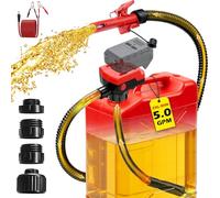Pompe a carburant avec arrêt automatique et alarme,20L/min,pour essence,diesel et huile.Compatible avec les batteries Makita 18V LXT (BL1850, BL1830, BL1840, etc.).pompe electrique carburant portable.