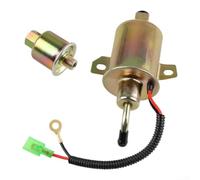 Pompe à carburant E11007 pour générateur Onan 4000 RV Pompe à carburant 12 V avec débit de 35 GPH et pression 5 PSI Pompe à carburant en métal avec raccords filetés femelles