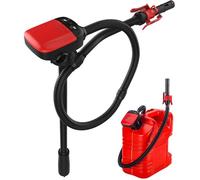 Pompe à carburant électrique avec arrêt automatique, pompe diesel avec adaptateurs 3 tailles, pompe à bidon avec flexible - 2,4 GPM