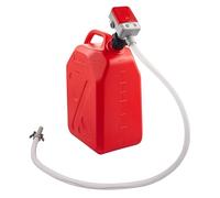 Pompe à carburant électrique avec capteur d'arrêt automatique, pompe de transfert de liquide 12 V pour essence, diesel, huile et eau, pompe de transfert portable avec tuyau flexible, blanc pur