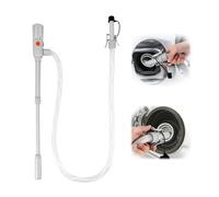 Pompe à carburant électrique avec double raccord (batterie + USB) - Pompe à essence 2,8 GPM 12 LPM, pompe diesel et pompe à huile pour bidons et fûts - Tuyau inclus (batterie + USB)