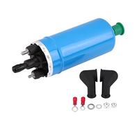Pompe à carburant électrique, Pompe à carburant électrique haute pression avec kit d'installation pour E23 E24 E28 E30# 0580464038 (Bleu)
