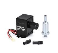 Pompe À Carburant Électronique 12 V Pour Carburateur Automatique Et Moto Pression De 2,5 À 7 Psi 90 L/h Essence Diesel Compatible FEP12SV E8012S Robinet Carburant(HEP05 Black)