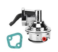 Pompe à carburant mécanique à haut volume Mise à niveau plaqué chromée pour le moteur V8 Big Block 396 à 454 Haute plaque rotative réglable Aluminium léger avec une finition