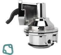 Pompe à carburant mécanique, design double valve, compatible avec Chevrolet Small Block V8, argent