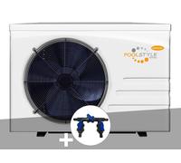 Pompe à chaleur 20 kW Inverter 21M Poolstyle + Kit by-pass Ø 32/38/50 mm
