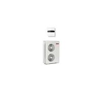 Pompe à chaleur connecté air / eau monobloc nimbus plus m avec appoint électrique 12 kw triphasé