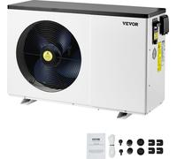 VEVOR Pompe à chaleur électrique pour piscine 3,22 à 15,25 kW fréquence variable