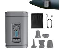 Pompe à compresseur d'air, gonfleur électrique pour matelas - Pompe à air électrique portable pour lits gonflables, flotteurs de piscine, anneaux de natation, camping en plein air