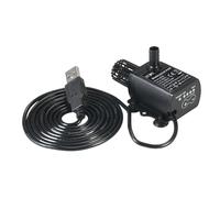 Pompe à débit portable, circulateur d'eau USB DC, sortie réglable avec unité de filtration, dispositif de pompage de fontaine compact, pompe de bassin avec construction économe en énergie, gestion de