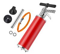 Pompe à déboucher-Très facile à utiliser-avec Manomètre Réglable,Pompe de Débouchage avec Buse Droite Réversibl-pour éviers