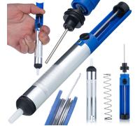 Pompe à Dessouder Manuelle 18,5 cm - Corps Aluminium | Buse PTFE 3 mm | Pour Électronique et Réparation