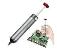 Pompe à dessouder manuelle à ventouse puissante sans obstruction | Outil de dessoudage sans obstruction pour solvant de soudure, électronique, réparation de circuits imprimés