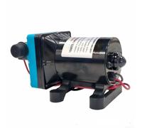 Pompe à diaphragme auto-amorçante 12 V/24 V CC pour véhicules récréatifs, bateaux et lavages de voiture - Faible bruit, compatible avec fonctionnement à sec, bypass et interrupteur de pression (NMDP42