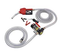 Pompe à diesel 175 W 12 V Pompe à fioul Pompe de transfert de carburant Hauteur de refoulement 8 m Hauteur d'aspiration 5 m Auto-amorçante Pistolet automatique 4 m Tuyau de sortie Convient au diesel