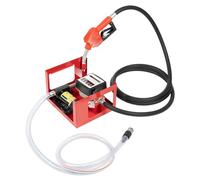 Pompe à diesel et pompe d'aspiration d'huile de voiture 200 W - Pompe à huile électrique avec pistolet de distribution - Station service mobile 45 l/min - Pompe à carburant et pompe à fioul pour