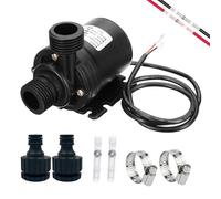 Pompe a Eau 12v, Mini Pompe à Eau Submersible Moteur Sans Balais 800l/h 5m, Pompes à Eau pour la Circulation de l'eau de la Piscine de Fontaine Solaire d'aquarium d'étang de Bassin