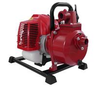 Pompe à eau 2 temps, pompe à eau, pompe à eau à essence, moteur 1250 W, 43 cc, réservoir de carburant de 0,22 gal, hauteur d'eau d'aspiration de 26 m, mécanisme de refroidissement à air