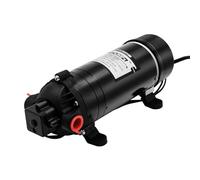 Pompe à eau 220 V auto-amorçante - Pompe haute pression - Membrane à 3 chambres avec pieds et tampon anti-vibration pour piscine, transfert de liquide - Arrosage du jardin 5,5 l/min - 160 Psi