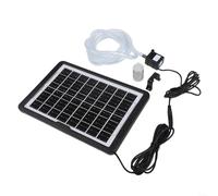 Pompe à eau à énergie solaire - Pompe submersible pour fontaine pour bassin - Système d'aération d'aquarium - Circulation d'eau portable - Pompe à oxygène sans électricité - Petit modèle