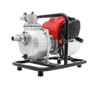 Pompe à eau à essence 1,2 kW 135 l/min Pompe à eau usée avec filtre à air Pompe à moteur auto-amorçante 4 temps pour irrigation et drainage Hauteur de refoulement 30 m