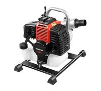 Pompe à Eau à Essence 1,5 Pouce, 2 Temps, 52 cm³, Haute Pression, Hauteur de refoulement 40 m, Hauteur d'aspiration 6 m, 1,7 KW, 8 500 TR/Min, Transfert d'eau