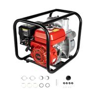 Pompe à eau à essence 4 temps 7,5 CV avec 60 000 l/h, pompe de jardin, pompe pour eaux usées, hauteur de refoulement 28 m, hauteur d'aspiration 8 m, raccord de 3 pouces, pompe de bassin pour drainage