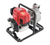 Pompe à eau à essence 4 temps - Pompe de jardin portable à gaz - Haute pression - Moteur 1,2 kW avec 38 cm3 - 10500 tr/min - 35,66 gal/min